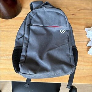 Charcoal gray backpack